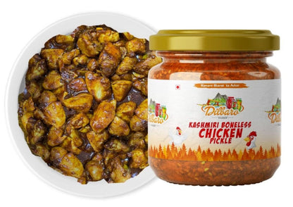 Combo Offer Kashmiri Chicken Pickle & Kashmiri Mix Vegetable Pickle - Dilbaro foods 